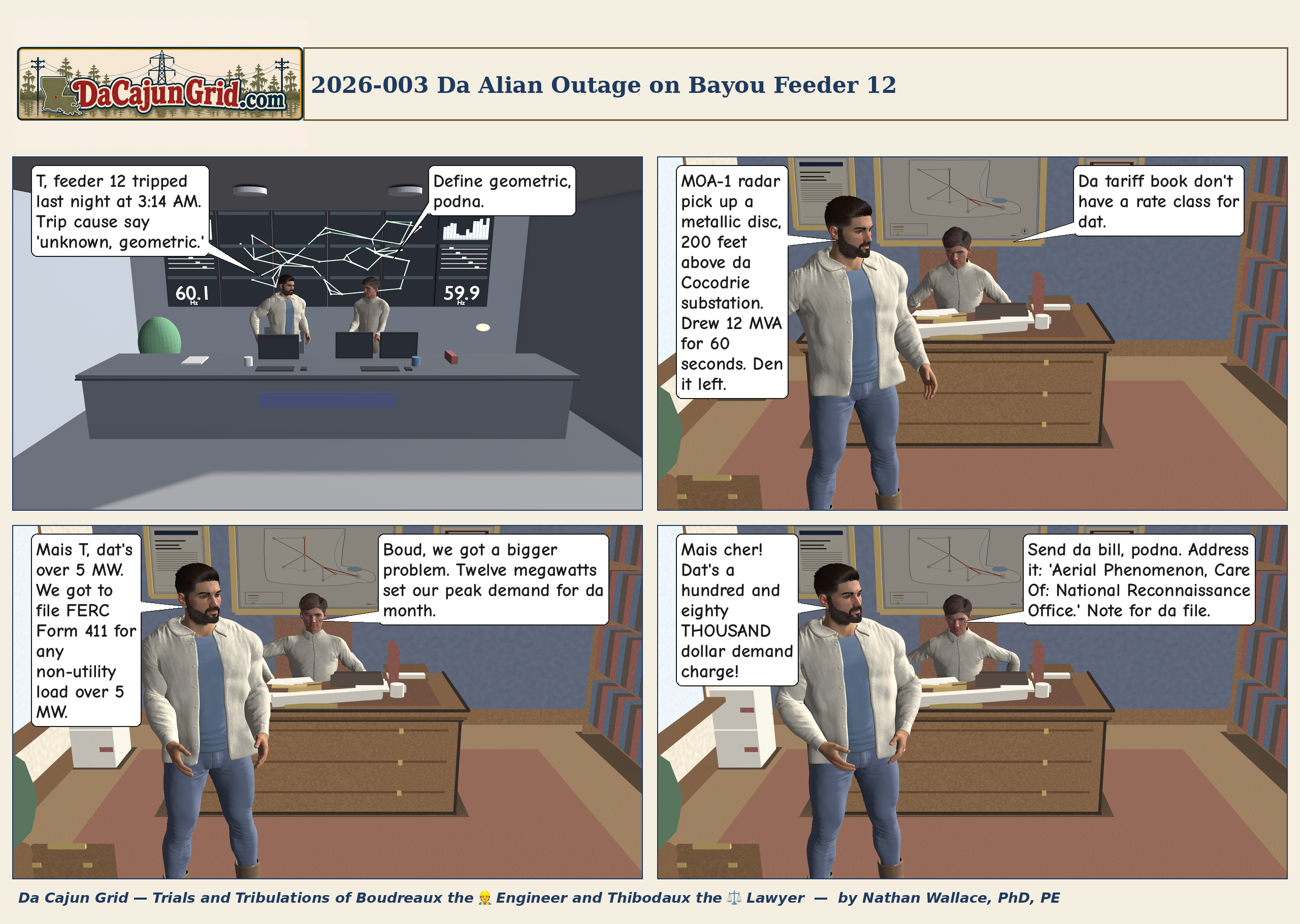 Episode 003 — Da Alian Outage on Bayou Feeder 12