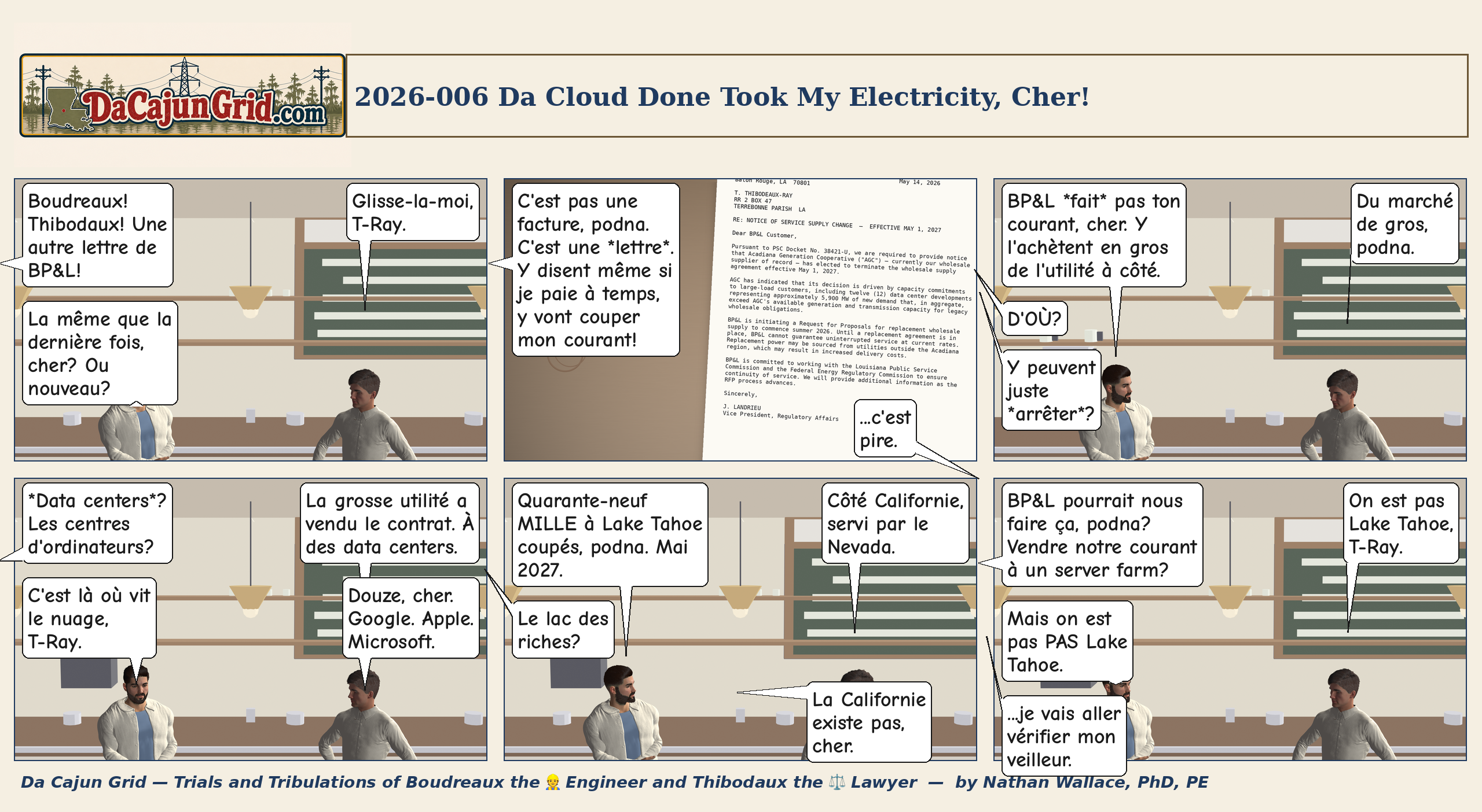Episode 006 — Da Cloud Done Took My Electricity, Cher! (Cajun French)