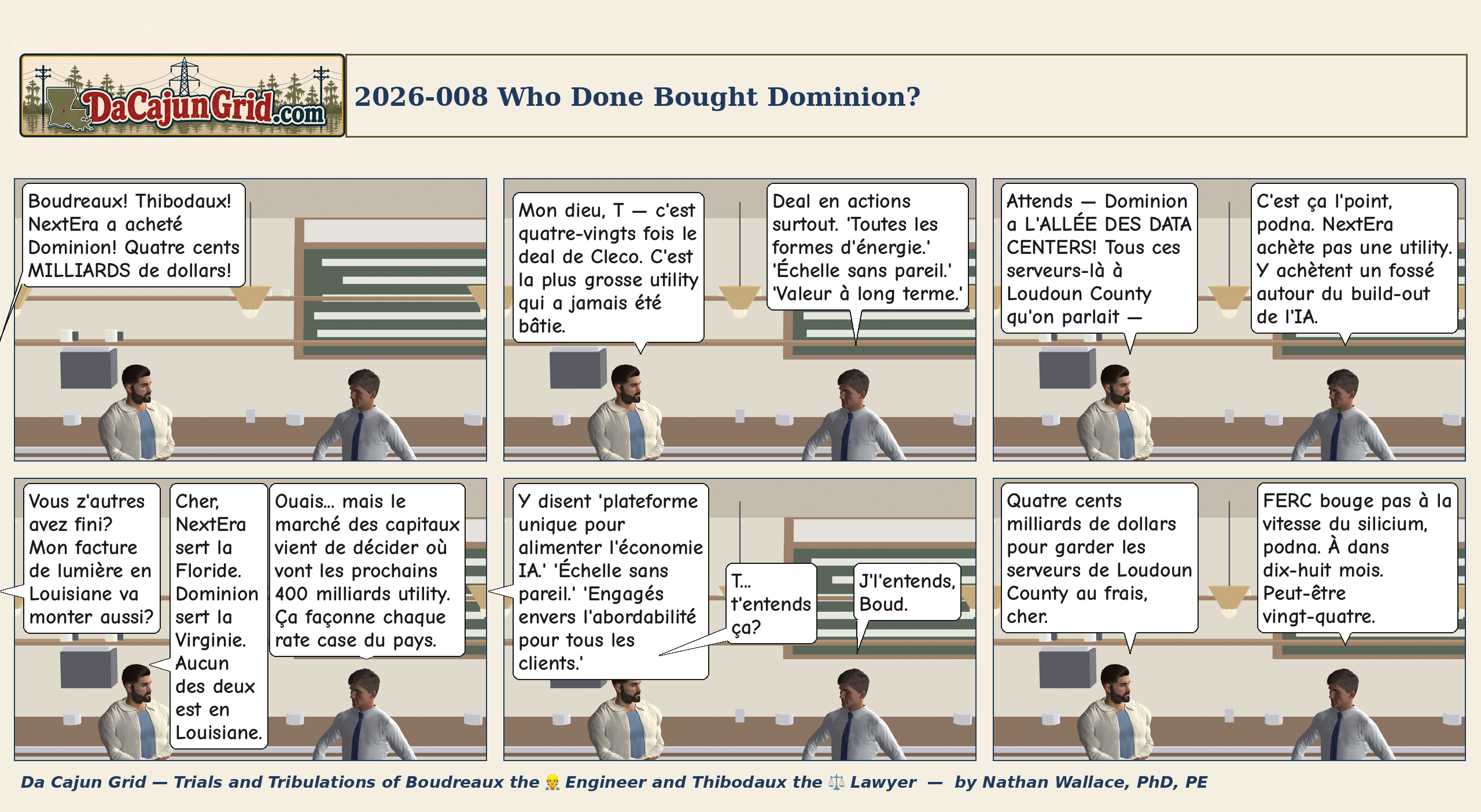 Episode 008 — Who Done Bought Dominion? (Cajun French)