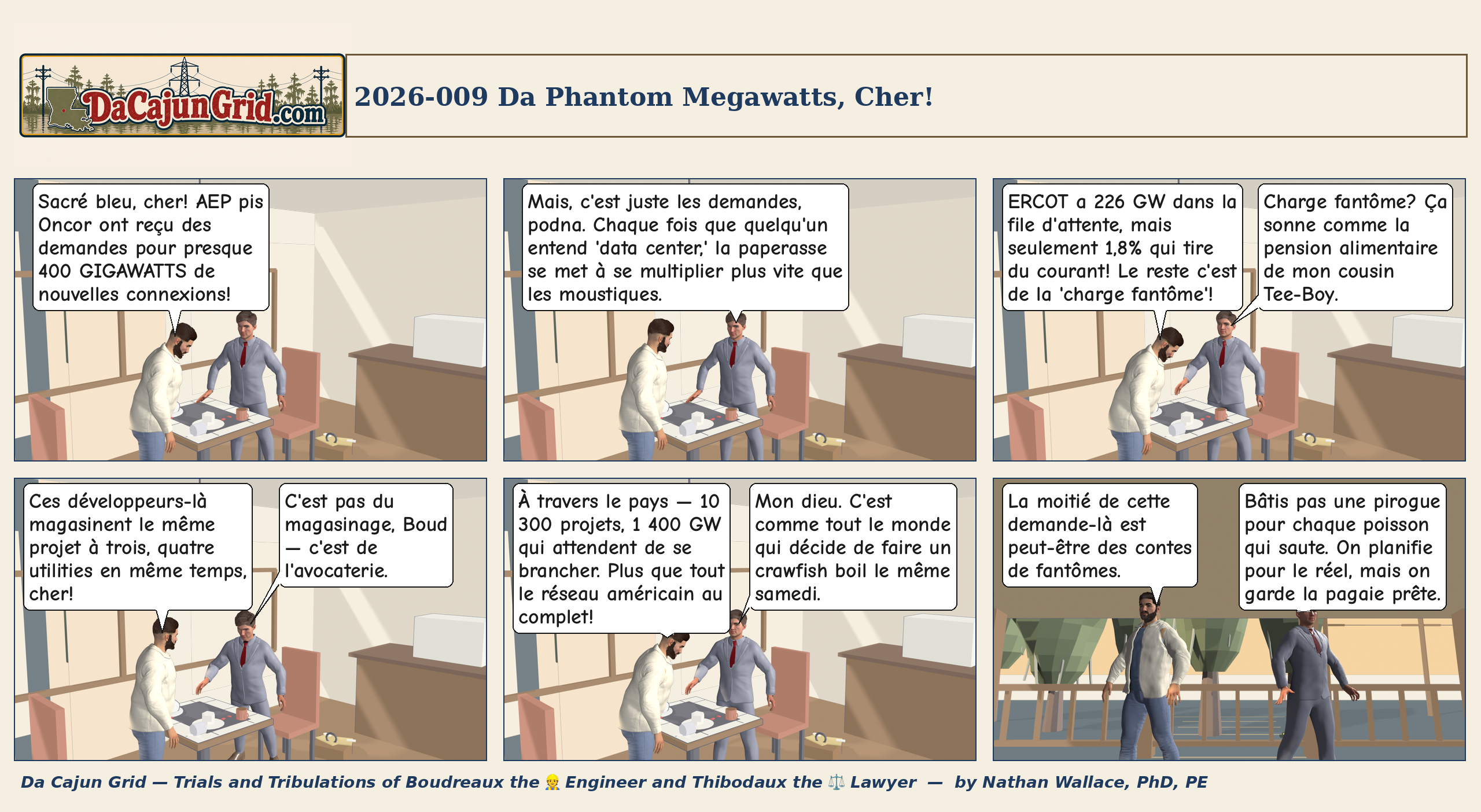 Episode 009 — Da Phantom Megawatts, Cher! (Cajun French)