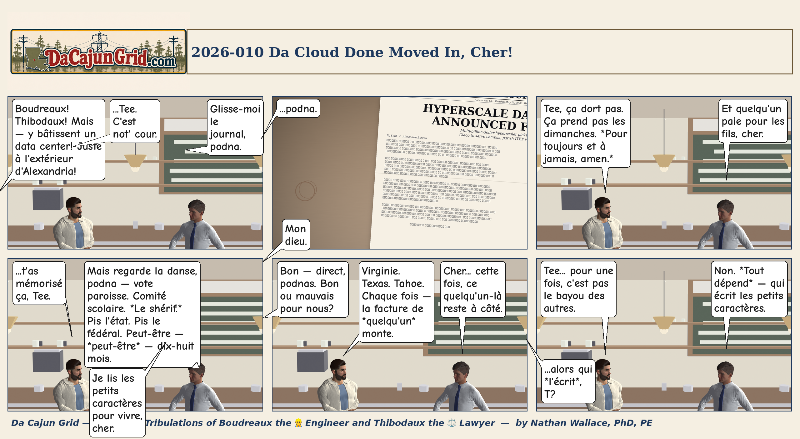 Episode 068 — Da Cloud Done Moved In, Cher! (Cajun French)