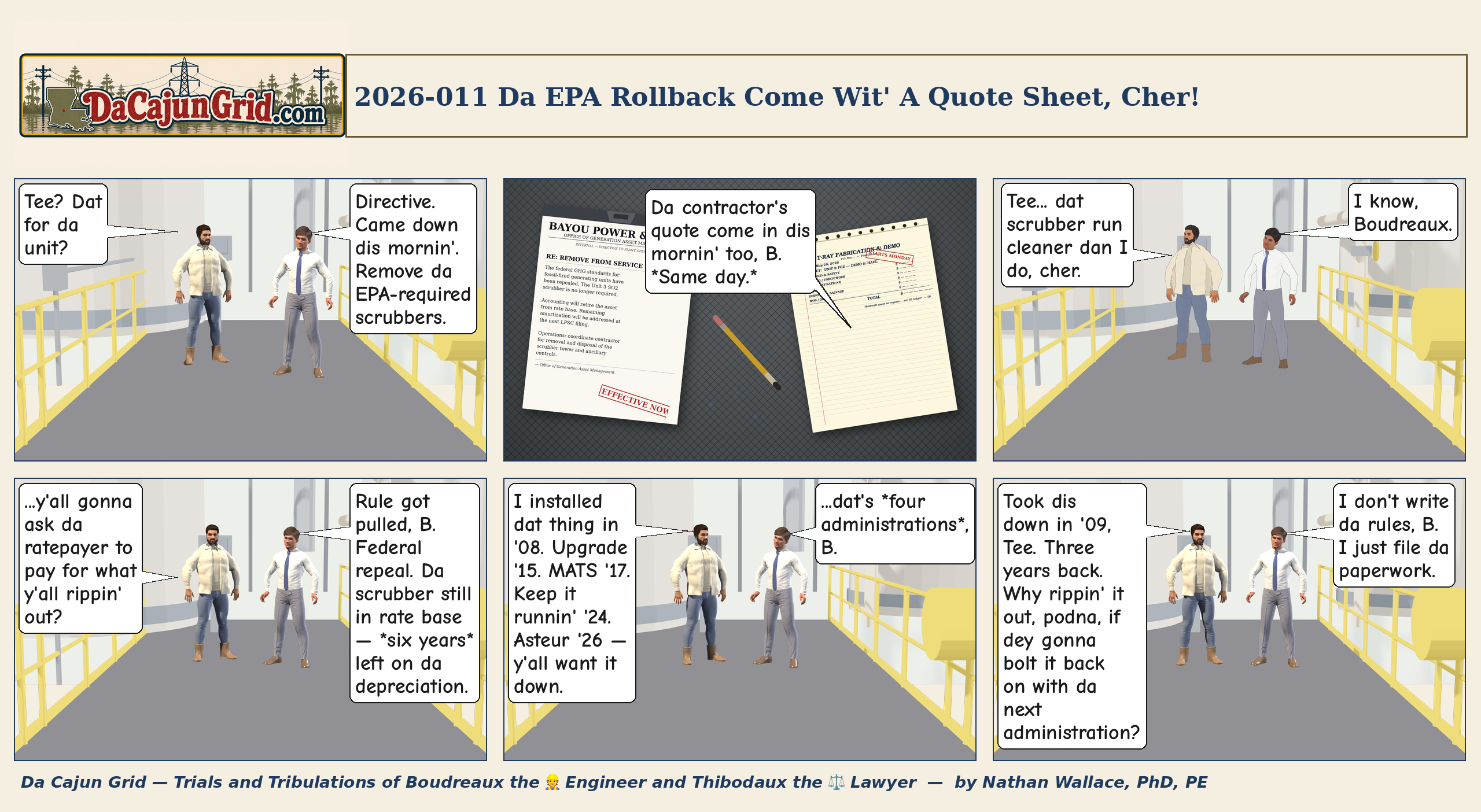 Episode 2026-011 — Da EPA Rollback Come Wit' A Quote Sheet, Cher! (English)